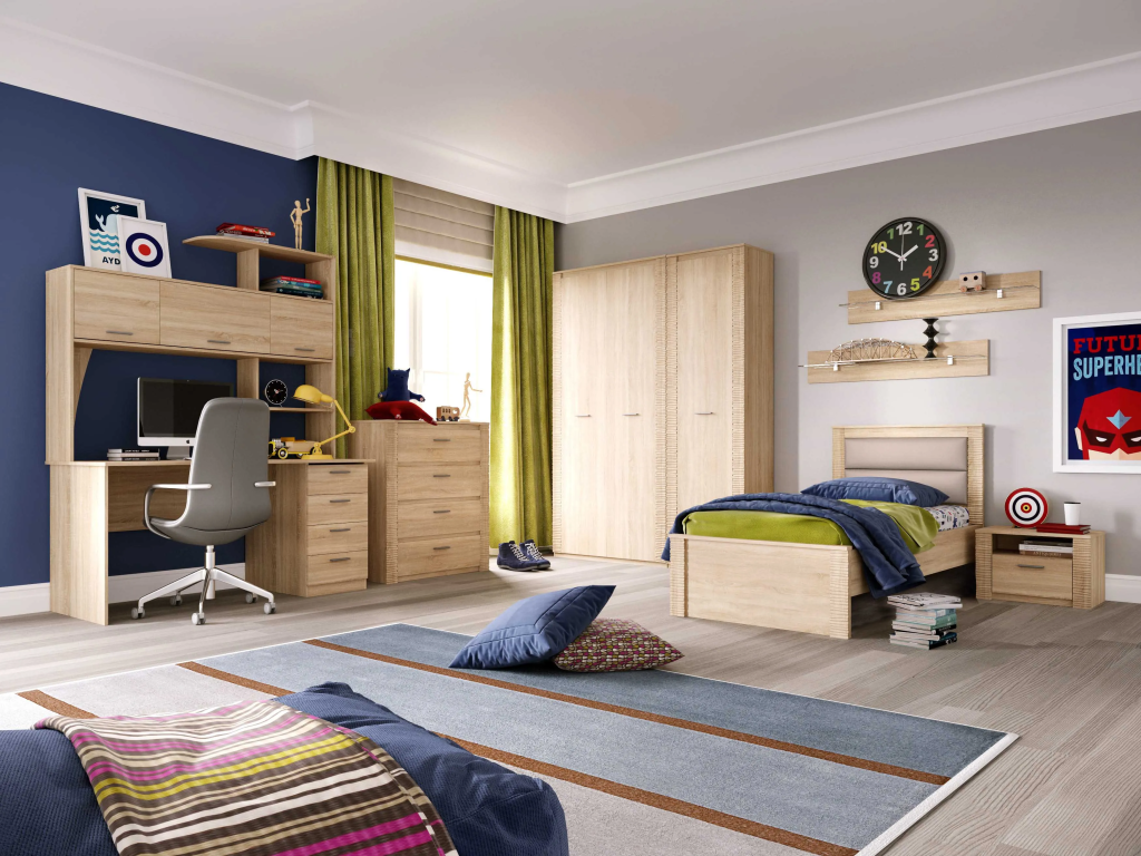 Гарнитур для молодёжной комнаты "Элана"