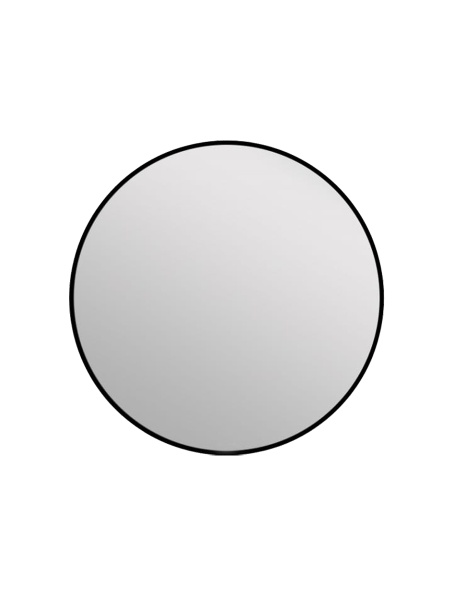 Зеркало навесное Z-15 D70 см c черной рамкой