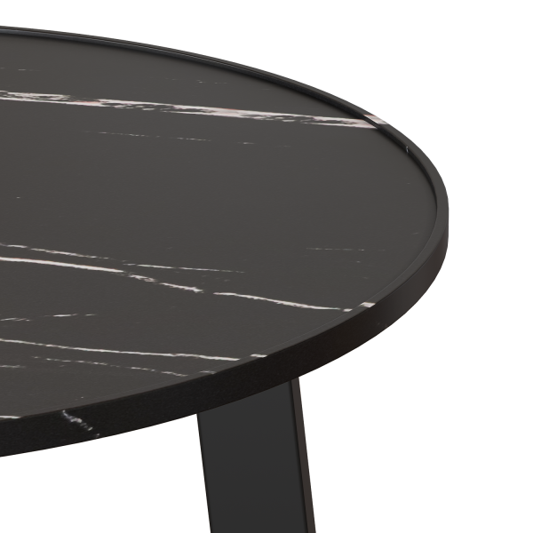 Стол журнальный "Брион" D680 Мрамор FA 9002